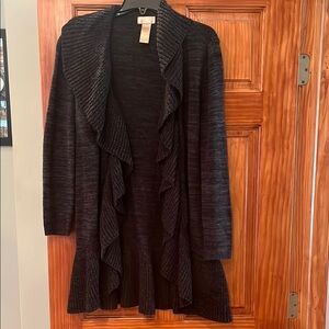 women’s size medium dark grey barely worn sweater